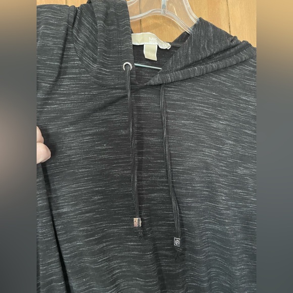 Michael Kors Large Woman Charcoal Gray Hooded Dress - Picture 3 of 5